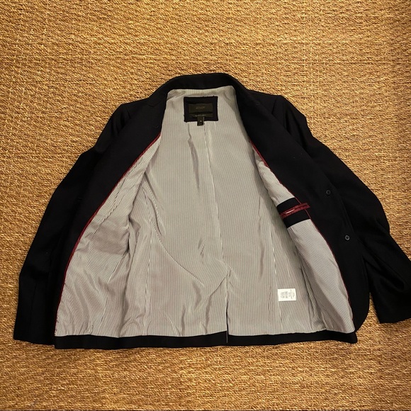 J crew schoolboy blazer navy wool size 4 - Picture 7 of 7